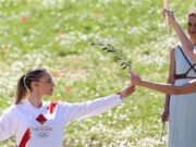 Η Ολυμπιακή Φλόγα στην Πάρο