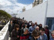 Ο Εσπερινός της Αγάπης στο Ιερό Προσκύνημα Παναγιάς Εκατονταπυλιανής