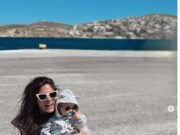 Η Μαίρη Συνατσάκη με τον Ίαν Στρατή την Πάρο