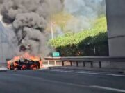 Στις φλόγες μια Koenigsegg κόστους 1,5 εκ. ευρώ, στην Αττική Οδό