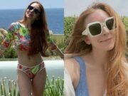 Η Lindsay Lohan στις Κυκλάδες