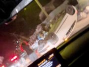 Τροχαίο μόνο με υλικές ζημιές στον περιφερειακό Παροικιάς (βίντεο)