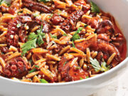 Χταποδοπίλαφο Πάρου με μιρμιτζέλι