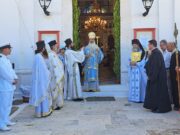 Απόδοση της εορτής της Κοιμήσεως της Υπεραγίας Θεοτόκου στη Νάουσα