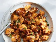 Πικάντικο κουνουπίδι πανέ στη φριτέζα αέρος