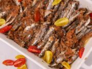 Γαύρος πλακί στον φούρνο