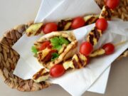 Σουβλάκι για χορτοφάγους με χαλούμι!