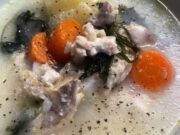 Ψαρόσουπα με κατεψυγμένο κοκκινόψαρο