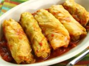 Κοκκινιστοί λαχανοντολμάδες