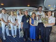 Επίσκεψη αντιπροσωπείας του δήμου Πάρου σε κρουαζιερόπλοιο