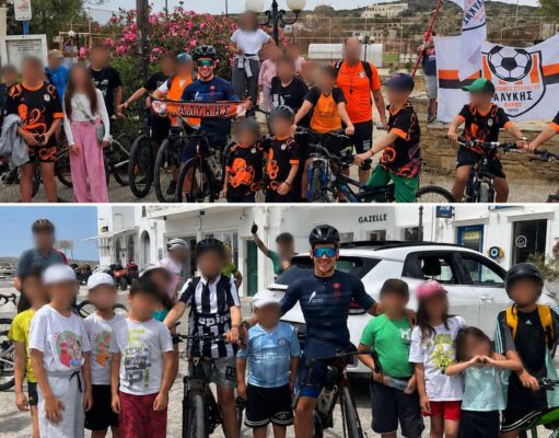 Με επιτυχία ολοκληρώθηκε στην Πάρο η δράση «Wheels Of Will» του Νίκου Παπαγγελή