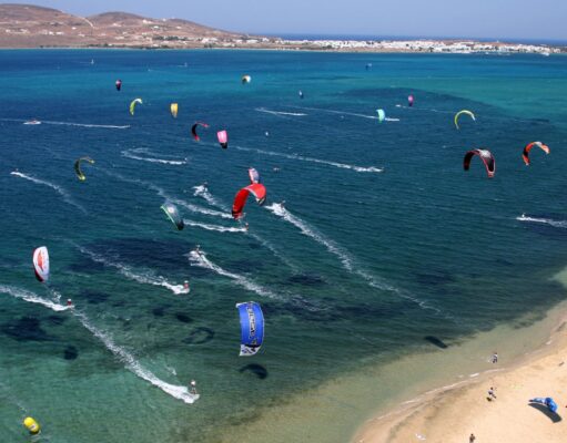 Κορυφαίος προορισμός στην Ευρώπη για kite surf η Πάρος