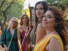 Dryades Quartet στο Πάρκο Πάρου, την Τετάρτη 2 Σεπτεμβρίου
